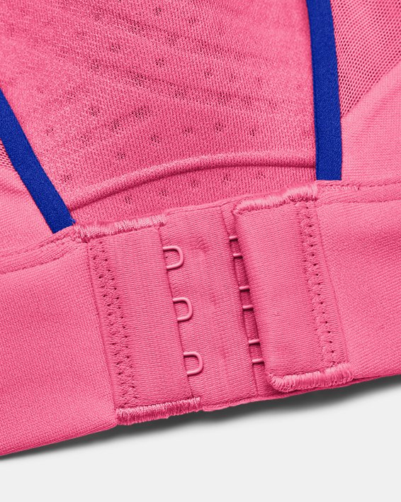 Damen UA Infinity High Sport-BH, Pink, pdpMainDesktop image number 6